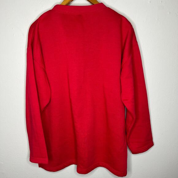 Vtg Spice of Life Ugly Christmas Sweatshirt LG Teddy Bear Red Holiday Festive - Picture 3 of 8